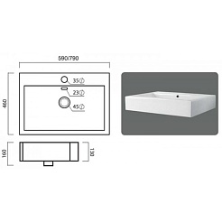  Мебельная раковина Point 60 – фотография-2